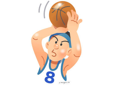 バスケットボールイラスト スポーツのイラスト屋さん Nonちゃんイラストブログ