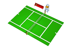 テニス素材 テニスコート イラスト Nonちゃんイラストブログ