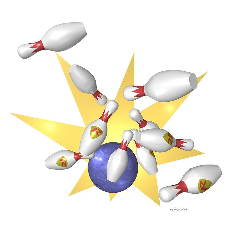 スポーツの秋イラスト 弾けるボーリングイラスト スポーツ健康イラスト Nonちゃんイラストブログ