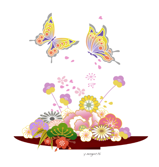 お祝い めでたい イラスト Nonちゃんイラストブログ