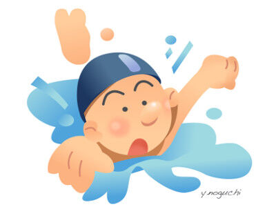 サッカーイラスト 水泳イラスト スポーツイラスト Nonちゃんイラストブログ