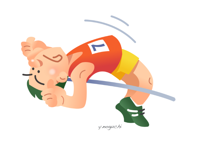スポーツイラスト 陸上競技イラスト 体育会イラスト Nonちゃんイラストブログ