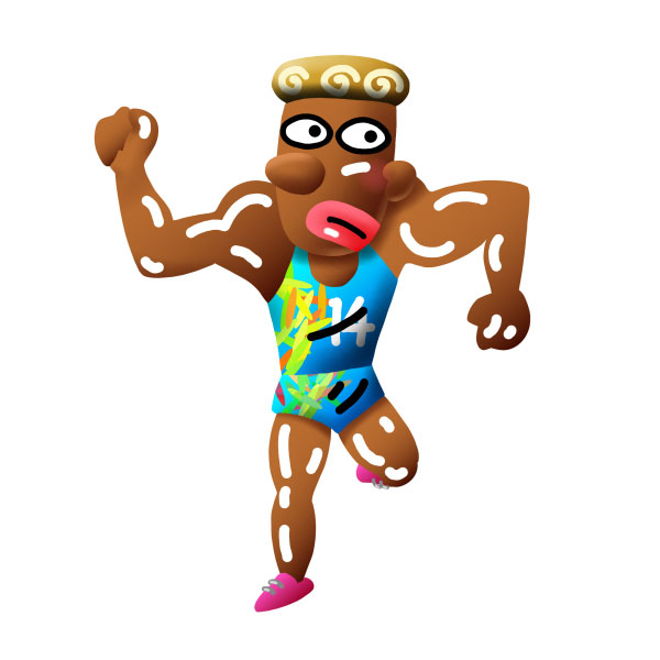 オリンピック 陸上競技 イラスト Nonちゃんイラストブログ