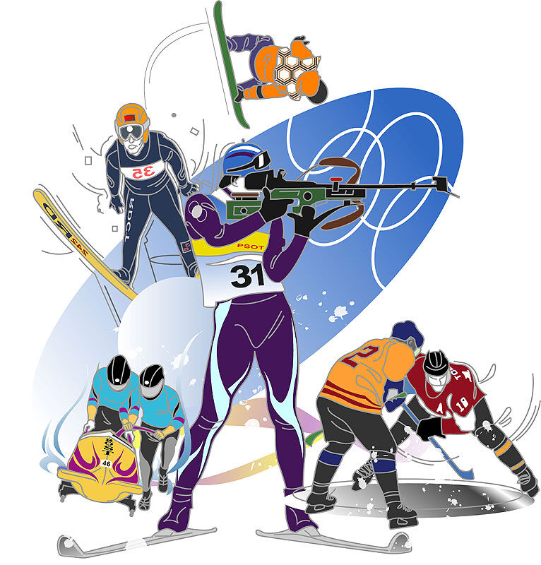 スキージャンプイラスト 冬季オリンピックイラスト Nonちゃんイラストブログ