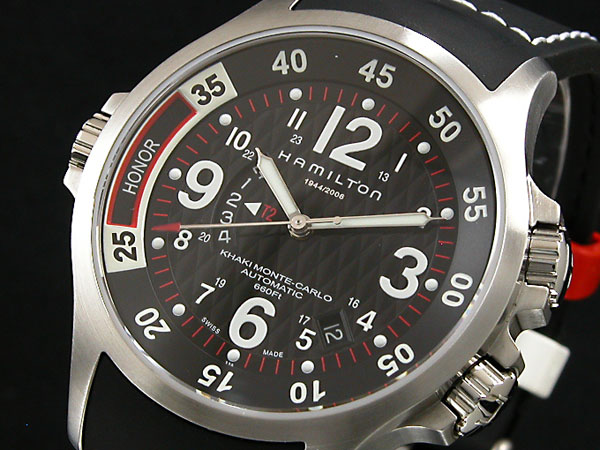 HAMILTON 自動巻き KHAKI AIR RACE GMT 腕時計（ハミルトン カーキ GMT 
