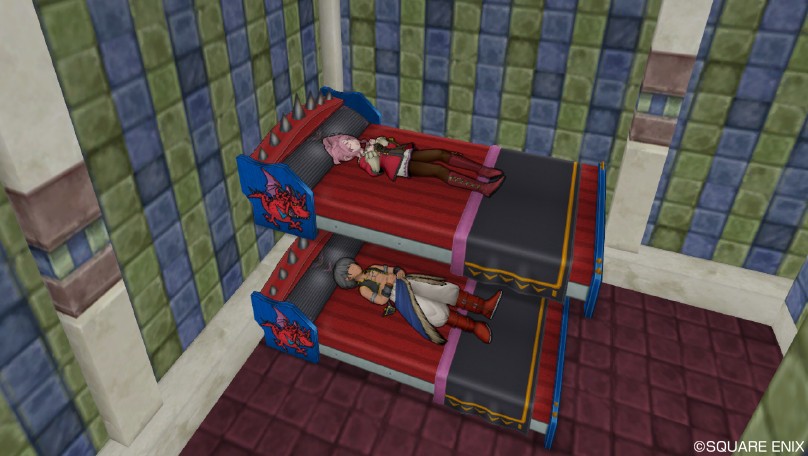 二段ベット公開っ ドラクエ10 ドラクエ10攻略 ゆうかの思い出