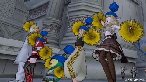 ヴェリナード城下町で鬼ごっこ ドラクエ10 エルフの羽根は食べられませんっ