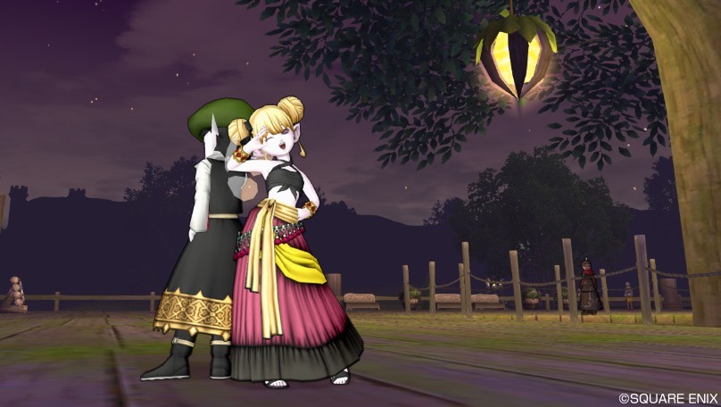 今日のコーデ 踊り子の服を使ったドレスアップ ドラクエ10 ドラクエ10 エルフの羽根は食べられませんっ