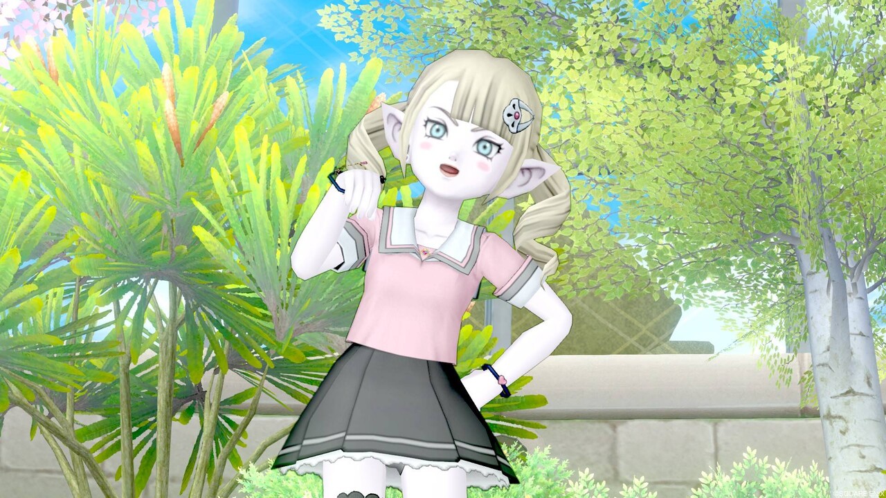 今日のコーデno 197 学園女子の夏服改セット ドラクエ10 ドラクエ10 エルフの羽根は食べられませんっ