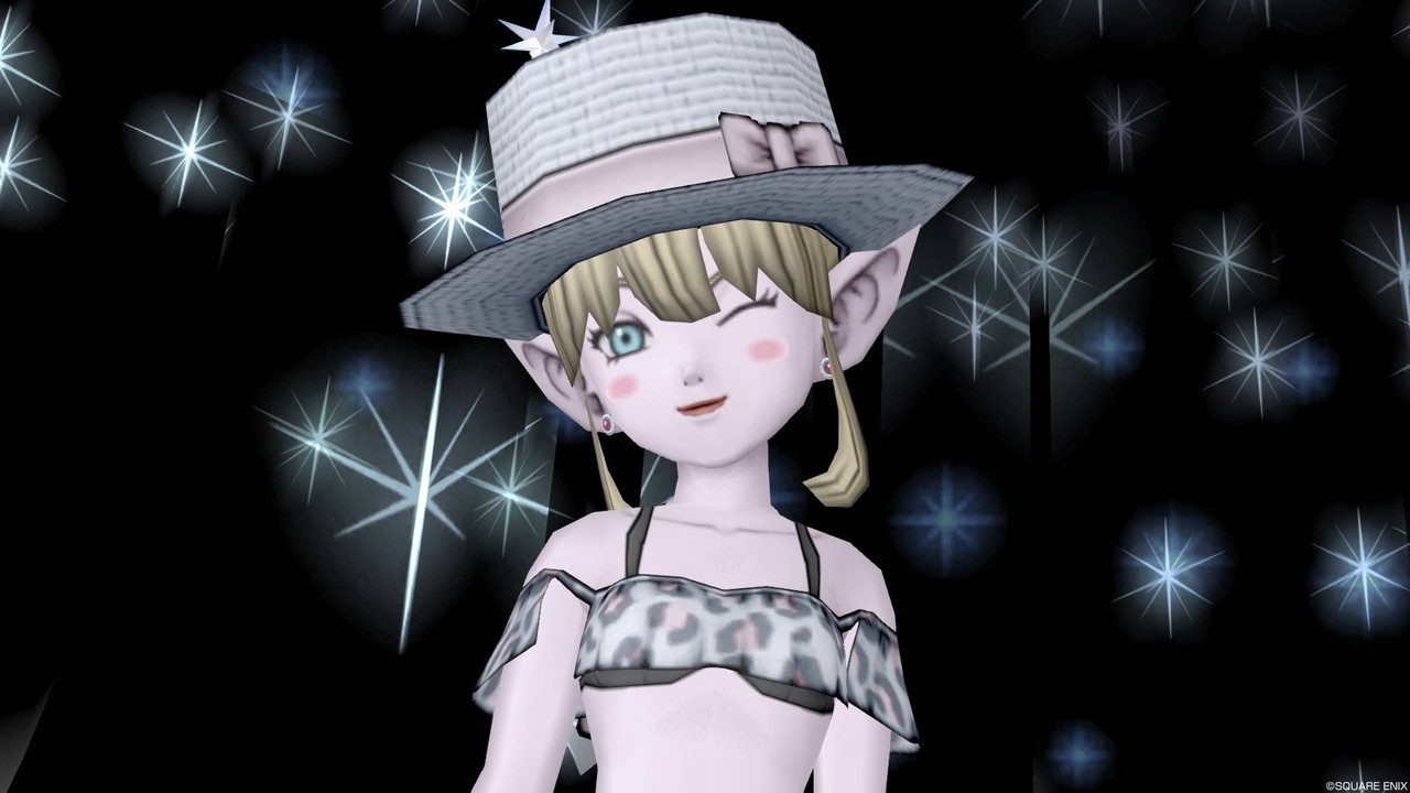 新作水着と深夜の女子会 ドラクエ10 ドラクエ10 エルフの羽根は食べられませんっ