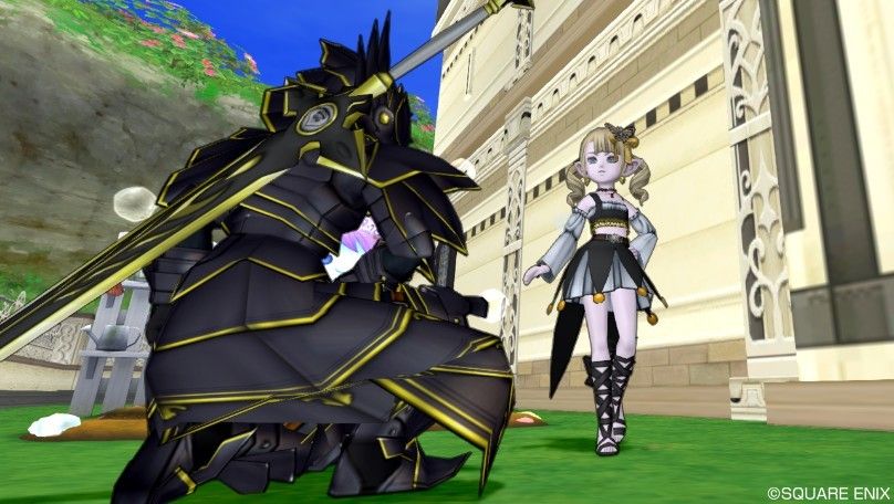 闇騎士のよろい カッコいい ドラクエ１０ ドラクエ10 エルフの羽根は食べられませんっ