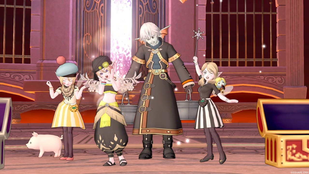 今日のコーデno 192 大怪傑の装束上 ホイミントドレス下 ドラクエ10 ドラクエ10 エルフの羽根は食べられませんっ