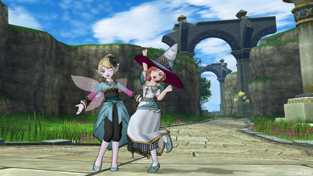 今日のコーデno 144 歌詠みのころも上 小さな英雄のズボン ドラクエ10 ドラクエ10 エルフの羽根は食べられませんっ