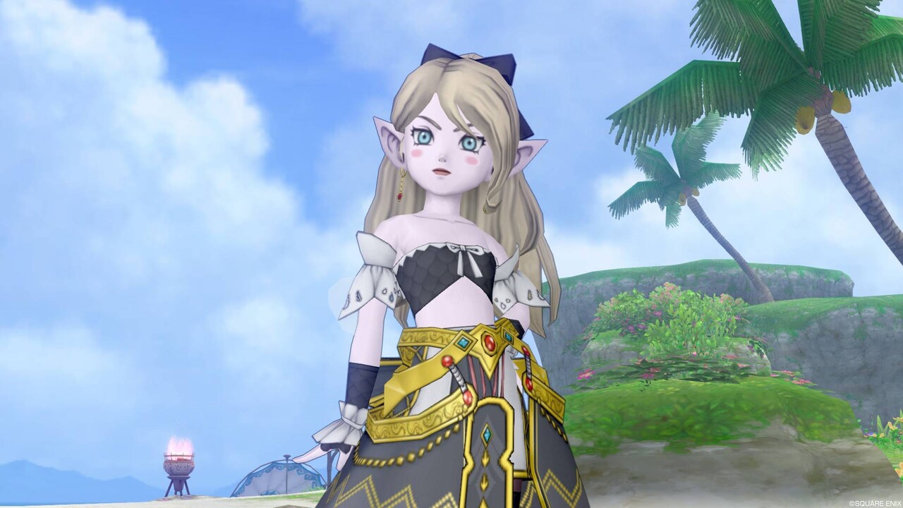 今日のコーデno 0 セイレーンパレオ上 ルビスのローブ下 ドラクエ10 ドラクエ10 エルフの羽根は食べられませんっ