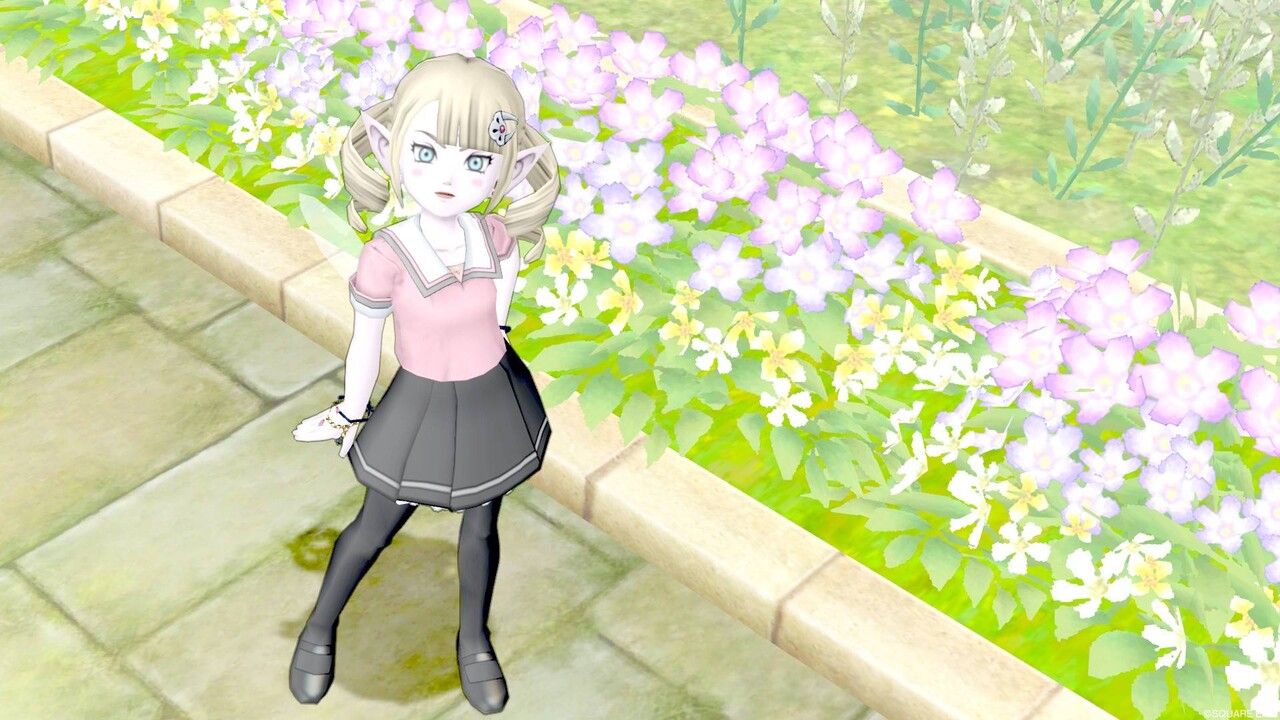 今日のコーデno 197 学園女子の夏服改セット ドラクエ10 ドラクエ10 エルフの羽根は食べられませんっ