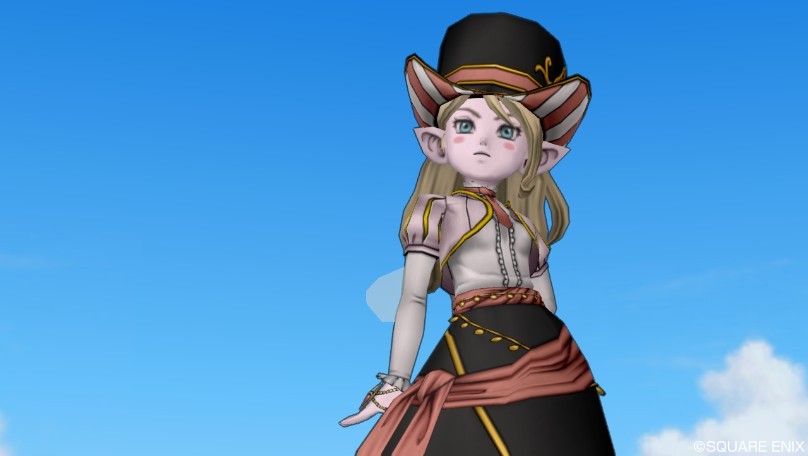 今日のコーデ ジェスタースーツ上 占い師の服下 ドラクエ10 ドラクエ10 エルフの羽根は食べられませんっ