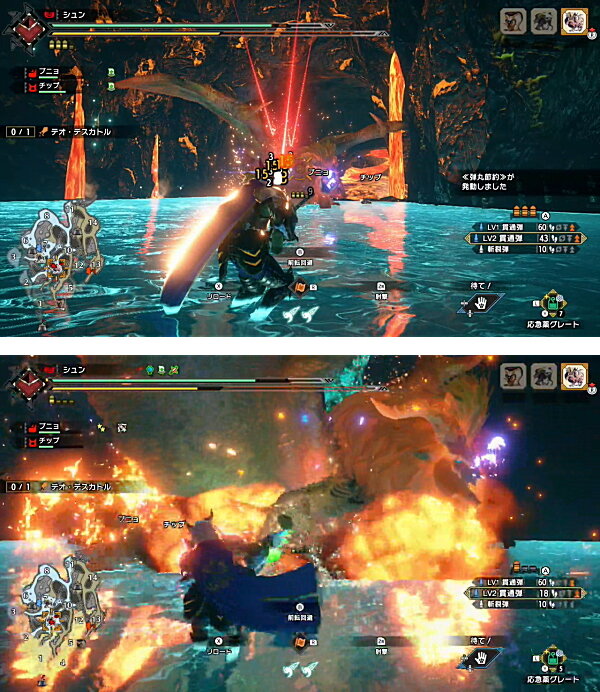 184 煉獄の主 怒れる炎帝 Mr 5 テオ テスカトル モンハンサンブレイク モンハンライズ サンブレイク ライトボウガン担いで行きます 狩