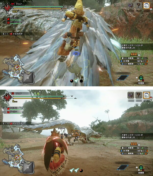 46 里 4 宙を駆ける白き影 トビカガチ モンハンライズ モンハンライズ ライトボウガン担いで行きます 狩 Mhrise