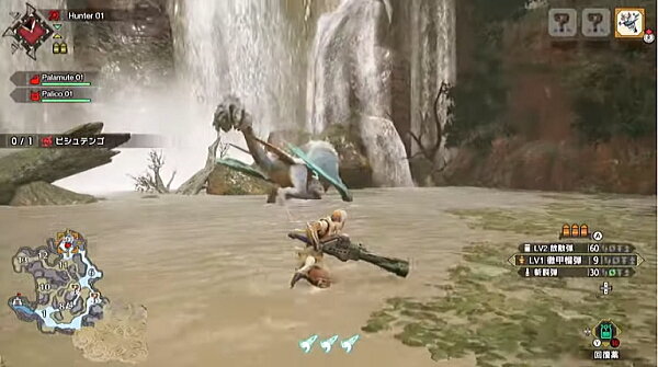 Mhrise ビシュテンゴ先行体験プレイ動画から見るライトボウガン モンハンライズ ライトボウガン担いで行きます 狩 Mhrise