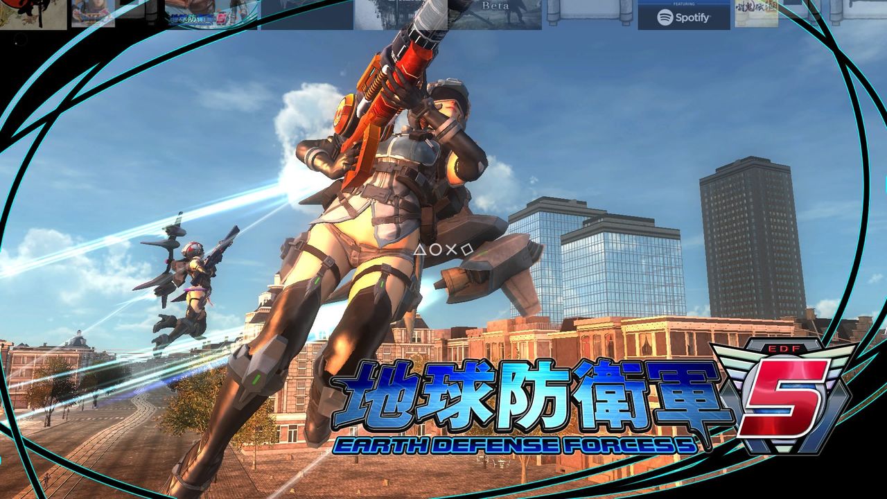 Edf5 Psホームの画面でedf5にカーソル合わせて 押すとエロいダバ子がみれるぞ Ps4 地球防衛軍5 攻略データベース Edf5