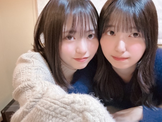 日向坂46正源司陽子ブログに五百城茉央!従姉妹同士こう見ると似てるね