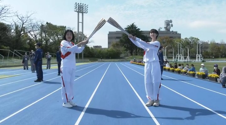 朗報 東京オリンピック聖火リレー 元乃木坂46メンバーが豊橋市のアンカーとして見事に走り終える 2ch坂道まとめアンテナ