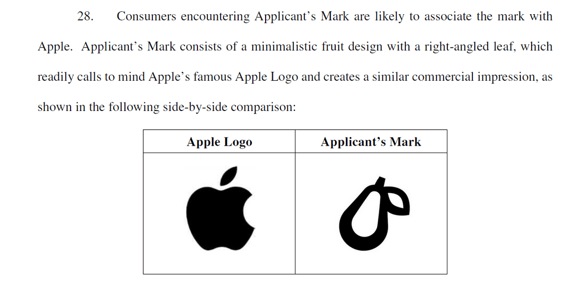 画像】 Apple、梨のロゴがリンゴに似ているとして異議申し立て - はて ...