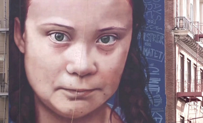 Massive-mural-of-Greta-Thunberg