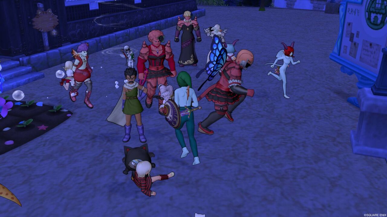 ドラクエ１０ 第６回 変態バナナトラップ集会 に行っていた 一輪のテンスの花