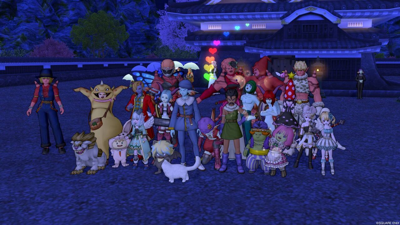 ドラクエ１０ 第６回 変態バナナトラップ集会 に行っていた 一輪のテンスの花