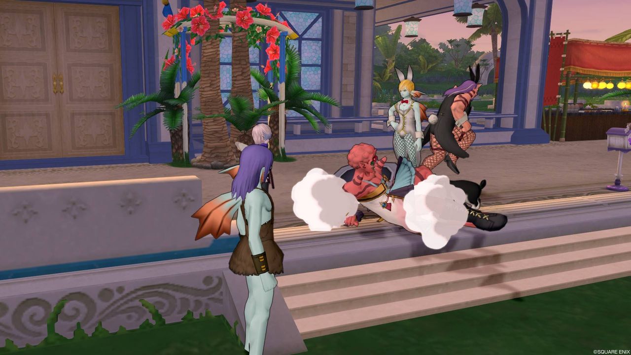 ドラクエ10 バナナトラップで遊ぼう に行ってきた 一輪のテンスの花