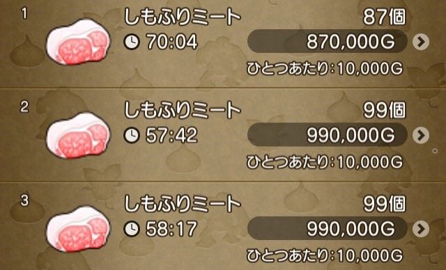 色々美味しい しもふりミート金策 クゥの縁側ゲーム日誌