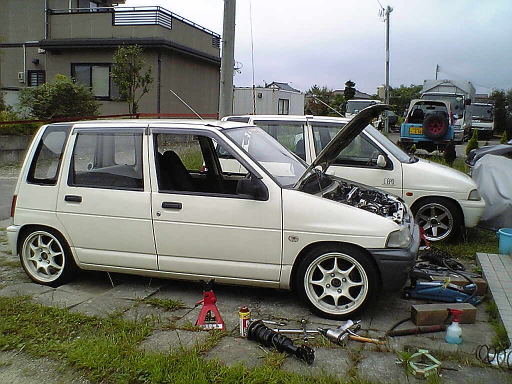 やっぱりローダウンサスを 軽自動車で遊ぼう ひっぱりアルトな生活