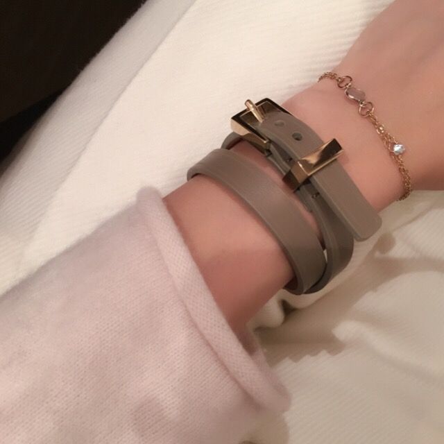 ください DEUXIEME ブレスレット レザーの通販 by ひろ's shop