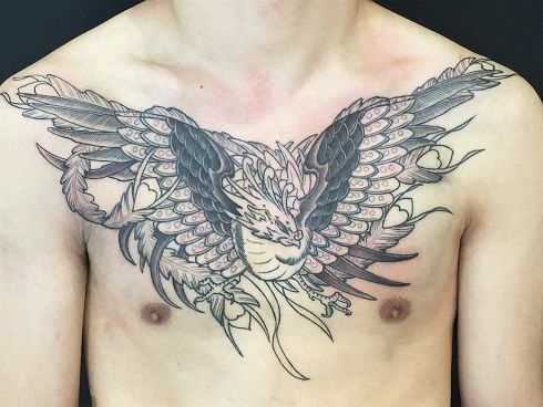 チェスト鳳凰な日 栃木県鹿沼市 宇都宮市のドラゴンタトゥースタジオ Dragontattoostudio チェスト鳳凰な日 栃木県鹿沼市 宇都宮市のドラゴンタトゥースタジオ Dragontattoostudio