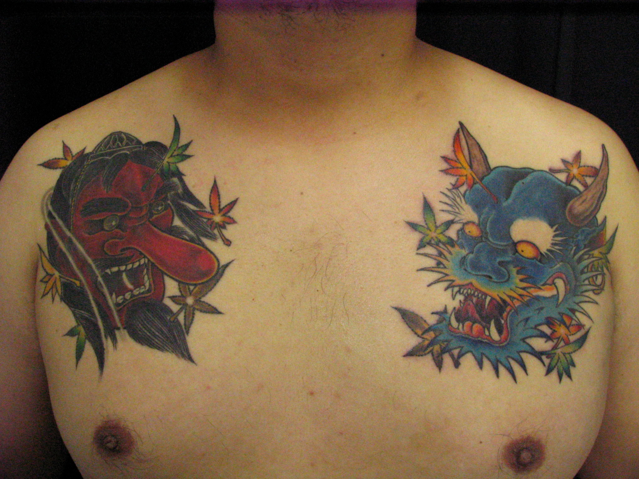 鬼と天狗 栃木県鹿沼市 宇都宮市のドラゴンタトゥースタジオ Dragontattoostudio