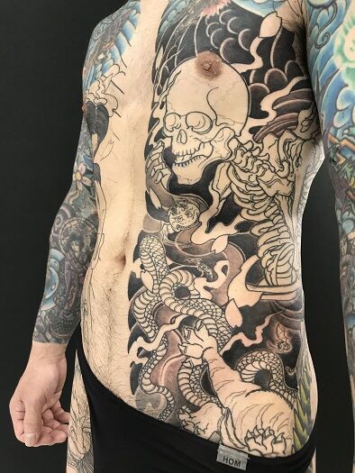 胸割りな日 栃木県鹿沼市 宇都宮市のドラゴンタトゥースタジオ Dragontattoostudio
