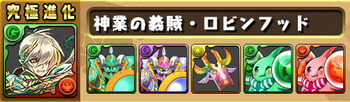 パズドラ　ロビンフッド　究極　進化素材