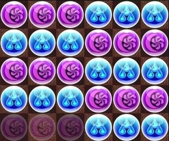パズドラ　2色陣　平積み