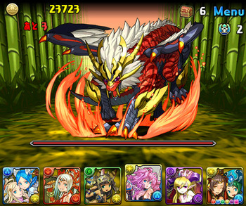 パズドラ　火の戦国龍