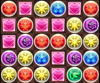 パズドラ　開幕　盤面