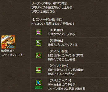 パズドラ スサノオ 究極 宝玉