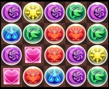 パズドラ　5×4　盤面