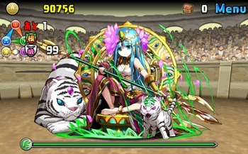 パズドラ　覚醒パールヴァティー　極限の闘技場