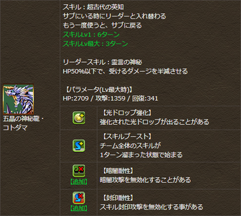 パズドラ コトダマ