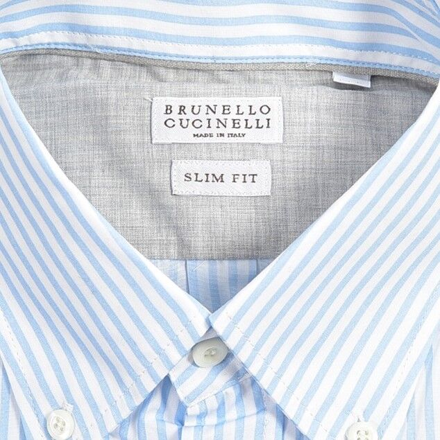 ブルネロクチネリ デニムシャツ クチネリ シャツ ワイシャツ