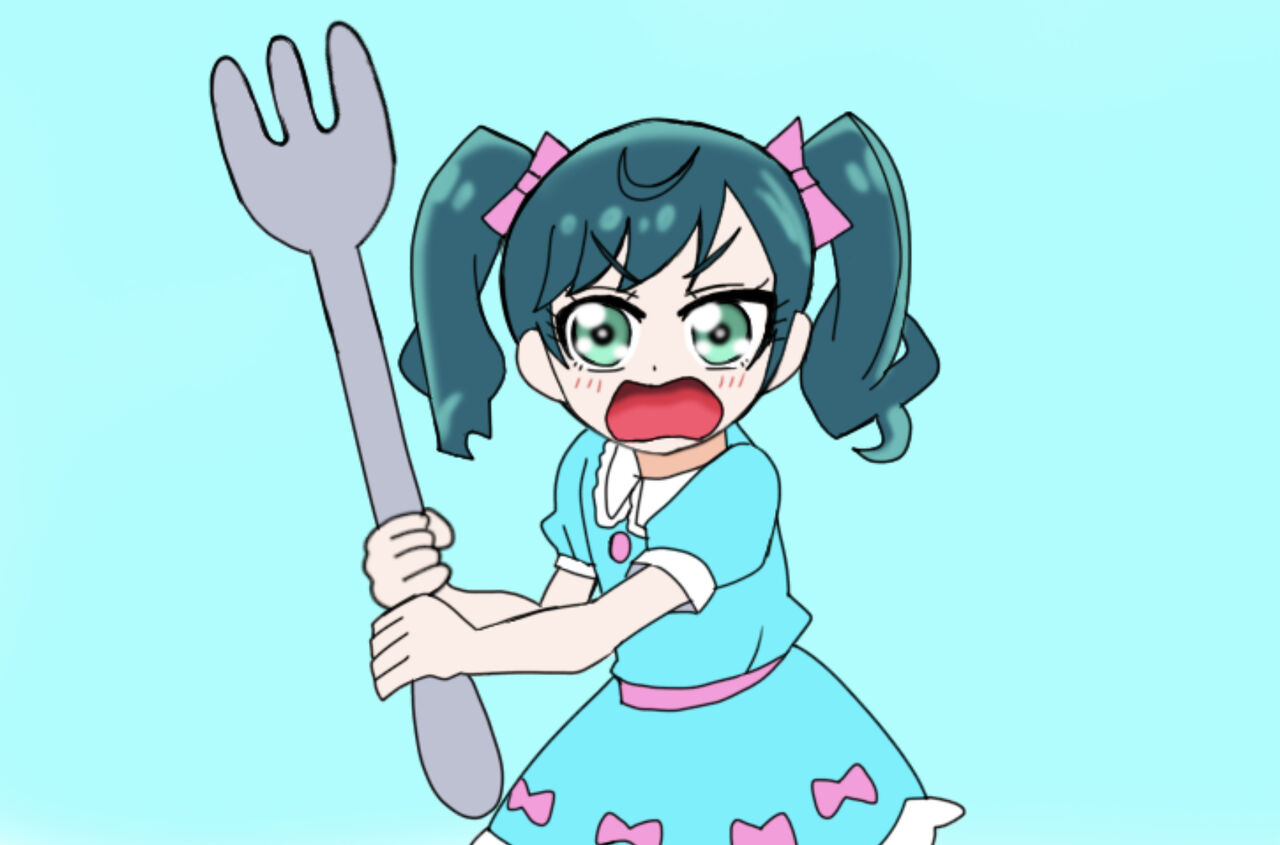絵描きの冒険者katosanのblog コメコメと一緒にピーマン大王に挑戦 デリシャスパーティ プリキュア２６話の感想