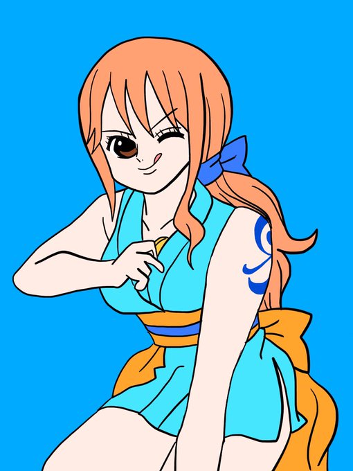 絵描きの冒険者katosanのblog 7月3日はナミの誕生日 絵描きの冒険者katosanのblog 7月3日はナミの誕生日