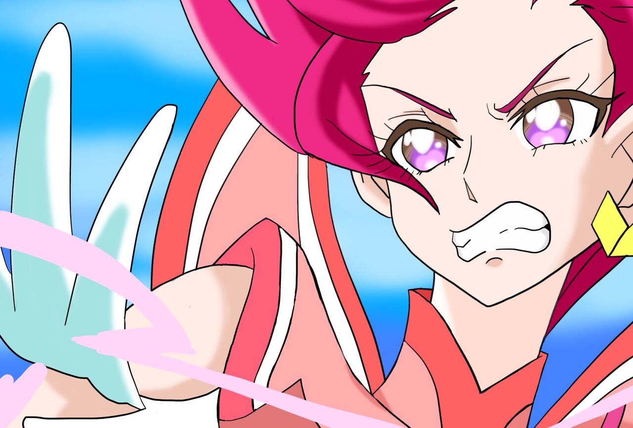 絵描きの冒険者katosanのblog トロピカル ジュ プリキュア キュアフラミンゴ勇ましき赤い翼