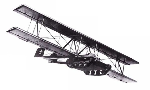Antonov-A-40-KT-Soviet-Flying-Tank-Inflight